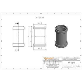 HTsafe Doppelmuffe DN/OD 50