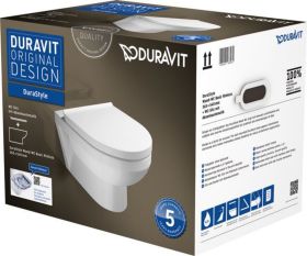 WWC-Set Duravit No.1, TS rimless weiß, inkl.WC-Sitz m.Absenkautomatik