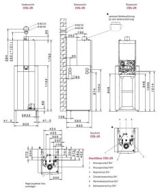 Wolf Gas-Brennwert 20 kW Kompaktheizzentrale CGS-2R-20