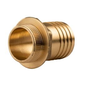 Messing Gewinde-Fitting Schlauchanschluss 1 1/2" AG (DN 40) Länge 50 mm - schwere Ausführung