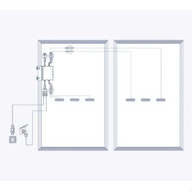 Priwatt Balkonkraftwerk priBalcony Duo Paket 2x 365 Wp/600 W Solaranlage Balkone 90° inkl. Wechselrichter Hoymiles