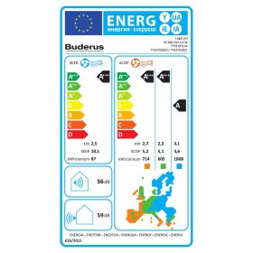 Buderus Logacool  Singlesplit-Klimagerät-Set AC186i.3 2,6 kW