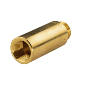Messing Gewinde-Fitting Hahnverlängerung IG/AG 1/2" (DN 15) Länge 60 mm  - schwere Ausführung