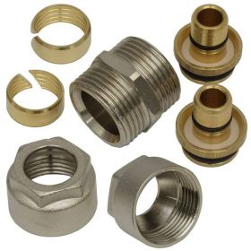 Rohrkupplung Universal 16 x 2 mm
