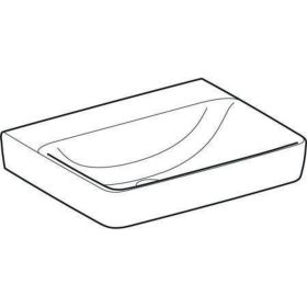 Geberit Renova Plan Waschtisch, 60x48cm o. Hl., o. Ül., weiß