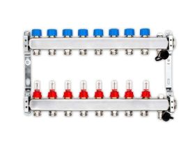100 m² Set Tackersystem Faltplatte 30 mm WLG 045 16x2 PE-RT Rohr Raster 15 cm 8 Heizkreise Regler 230 V + Zubehör