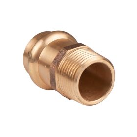 Kupfer Pressfitting Übergang aus Rotguss 22 mm - 3/4" AG V+M-Kontur DVGW