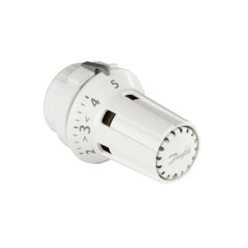 Danfoss Thermostatkopf RAW 5110 Flüssigkeitsfühler mit Nullstellung Schnappverschluss weiß