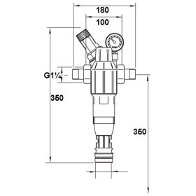 BWT Hauswasserstation Bolero HWS 1 Zoll DN 25