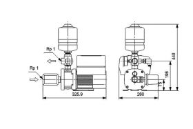 Grundfos Hydro Mono CMBE 1-44 AVBE Trinkwasservariante