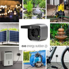 Eve Energy Outdoor - Smarte Außensteckdose mit Verbrauchsmessung