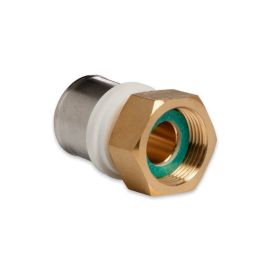 Selfio-Press Aluverbund Pressfitting  Übergangsverschraubung Innengewinde 26 x 3 - 3/4" TH + U Kontur DVGW