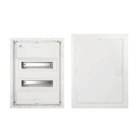 Striebel & John Stromkreisverteiler UK624N3 Unterputz 2x12 Platzeinheiten mit Tür