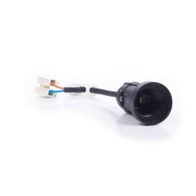 Houben Baupendel E27 mit Schraubklemme Kunststoff 150 mm Kabel