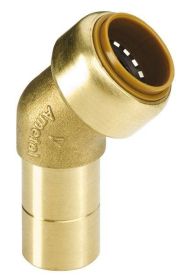Kupfer Steckfitting Tectite Winkel 45° 22 mm innen/außen lösbar DVGW 5 Stück