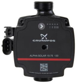 Grundfos Hocheffizienz-Umwälzpumpe ALPHA SOLAR 15-75 130 mm