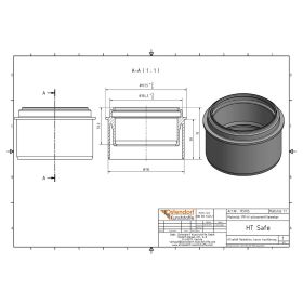 HTsafeR Reduktion DN 110/90 kurz