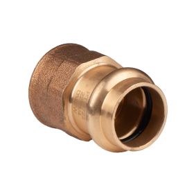 Kupfer Pressfitting Übergang aus Rotguss 22 mm - 3/4" IG V+M-Kontur DVGW