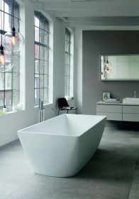 Möbel-WT DuraSquare 1000mm o. ÜL, 2 HL, geschl., weiß