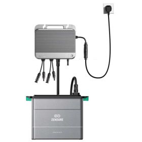 Zendure + Aiko Balkonkraftwerk Paket inkl. 2x AIKO 465 Wp Glas-Glas Solarmodul + Zendure SolarFlow 800 Bundle