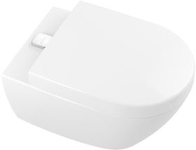 Villeroy & Boch Tiefspül-WC spülrandlos Subway 5614A1 370x560mm Oval Weiß Alpin