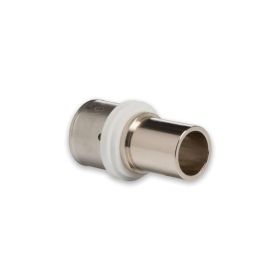 Selfio-Press Aluverbund Pressfitting  Übergang Kupferrohr 26 x 3 mm - 22 mm (Pressanschluss) vernickelt TH + U Kontur