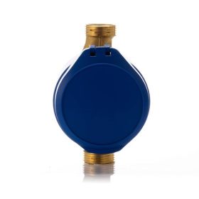 Garten-Wasserzähler Aufputz für Kaltwasser - Set mit Anschlussmaterial - Baulänge 110 mm