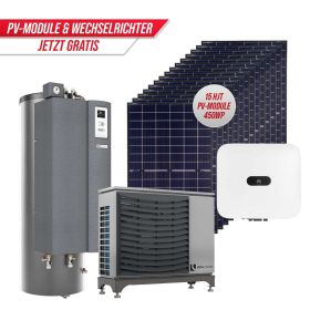 Autarkie Aktionspaket: Wärmepumpe Jersey 7-1 mit GRATIS 6,75 kWp PV-Anlage inkl. HUAWEI Wechselrichter