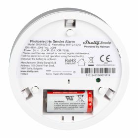 Shelly Plus Smoke Plug&Play WLAN Rauchmelder mit Akku