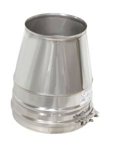Schornstein Mündungsabschluss konisch Edelstahl DW DN 130