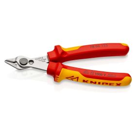 KNIPEX Electronic Super Knips® VDE-geprüfte Präzisionszange 125 mm