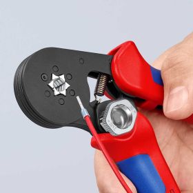 KNIPEX Selbsteinstellende Crimpzange für Aderendhülsen
