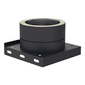 Jeremias DW-BLACK 5,0 m Grundpaket Ablauf unten und Mündungsrohr