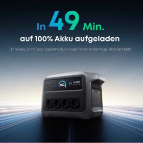 Anker SOLIX C1000X Gen2 Tragbare Powerstation - 1024 Wh | 2000 W