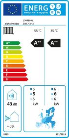 alpha innotec Sole-Wasser Wärmepumpe alterra Compact SWC 42H3 4,7 kW