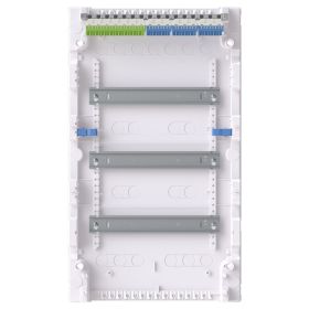 Striebel & John Stromkreisverteiler AK636N3 Aufputz 3x12 Platzeinheiten ohne Tür