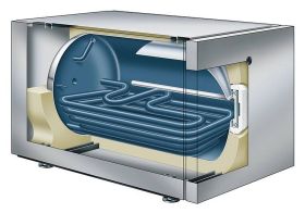 Viessmann Öl-Brennwert-Heizgerät Vitorondens 200-T BR2A 28,9 kW mit Mischer 160L Speicher-Wassererwärmer Vitocell 100-H CHA