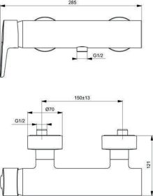 Ideal Standard Brausearmatur AP Connect
