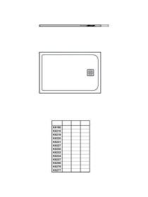 Ideal Standard Rechteck-Brausewanne Ultr 1600x900x30mm, Schiefer