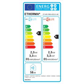 ETHERMA Luft-Luft-Wärmepumpe FIRE + ICE mit Klimafunktion