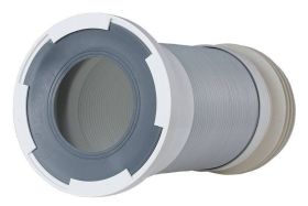 Airfit WC-Anschlussrohr flexibel weiß DN 98 - DN 105 285 - 500 mm