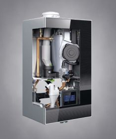 Buderus Gas-Brennwert Paket Kombigerät Logamax plus GB182i.2-20 W H 20 kW in weiß inkl. 200 l Speicher EBS-PU200