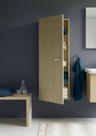 Möbelwaschtisch DuraStyle 650 mm mit ÜL, mit HLB, 1 HL, weiß