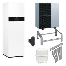 Viessmann Paket Vitocal 151-A Luft/Wasser-Wärmepumpe 12 kW AWOT-E-AC 151.A13 400V Monoblock mit Montagehilfe Anschluss nach rechts