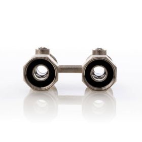 Simplex Hahnblock D2/50 Standard, Durchgangsform, für Heizkörper mit ¾ Zoll AG