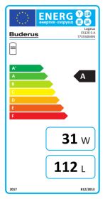 Buderus Gas-Brennwert Logaplus-Paket W50 GB192i.2-25 25kW H-Gas Speicher ES120 Logamatic RC220 weiß