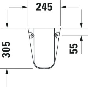 Halbsäule D-Code für 231065/231060/231055/034812, weiß
