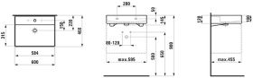 LF Möbel-WT Kartell 1 HL m.ÜL 600x460 weiß
