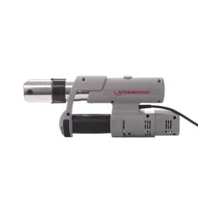 Rothenberger elektrohydraulische Fitting - Pressmaschine ROMAX AC ECO mit Pressbacken-Set SV 15-22-28 mm