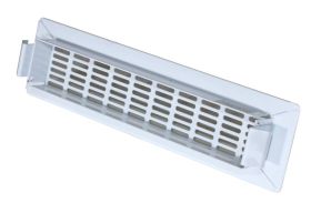 Gitter für Luftanschlusskasten Langloch Weiß Wand Decke 305 mm x 57 mm